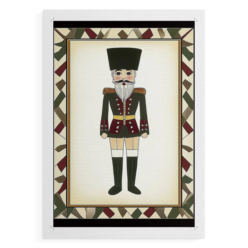 Christmas Holiday Art LXIV - Impression sur toile seulement - NON-CADRE, H 12 po x l 8 po