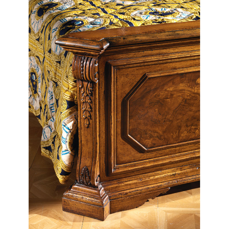 Solid Wood Standard Bed, King