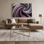 «Gradient Abstract 64», impression sur toile mauve-174536820