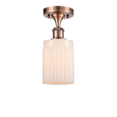 Kamena Glass Semi Flush Mount