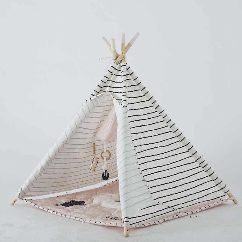 Wonder & Wise 35'' W x 35'' D Indoor / Outdoor Fabric Triangular Play Tent