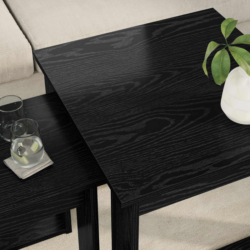 Coffee Table, Black Oak