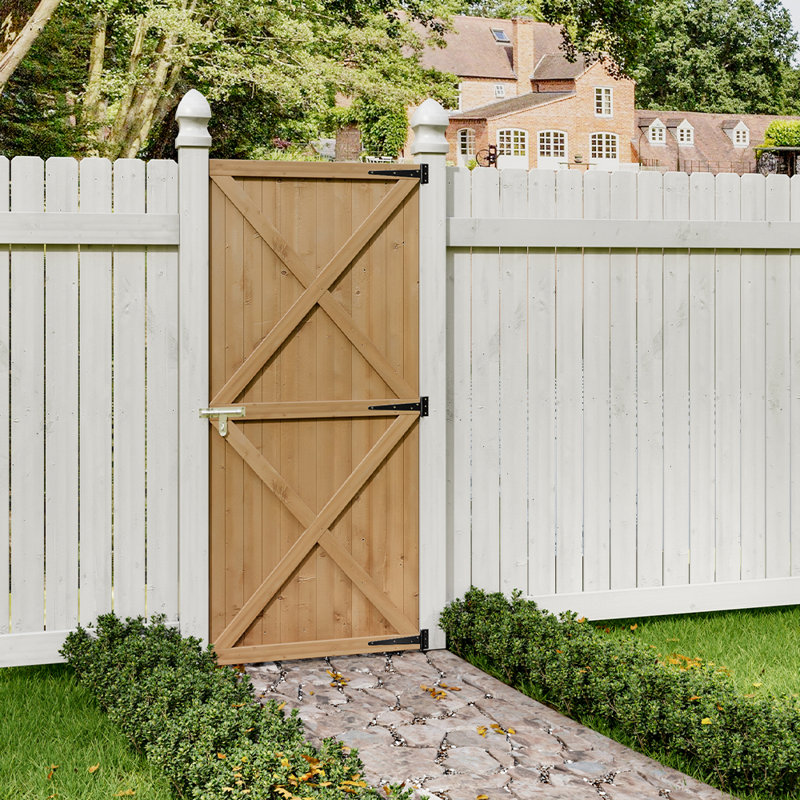 Tullahassee  Timber Wood Gate, 183cm H x 79cm W x 2.5cm D
