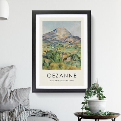 Mont Sainte Victoire Vol.1 by Paul Cezanne - Picture Frame Painting