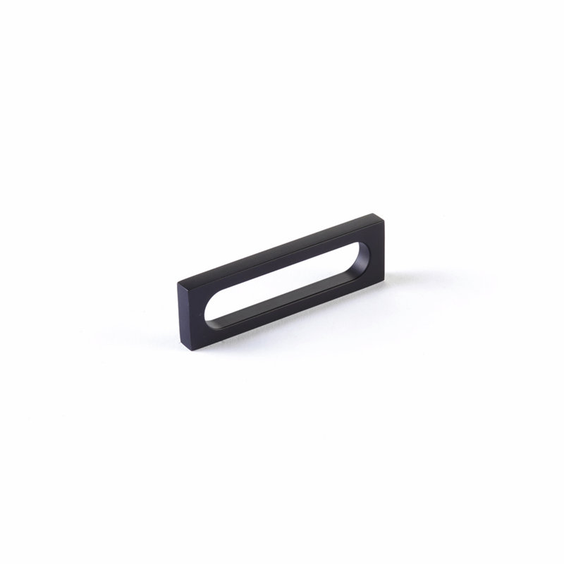 Poignée d'armoire Schaub, Noir mat, 3 1/2"