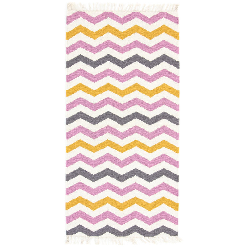 Geometric Hand Woven 70cm X 140cm Area Rug