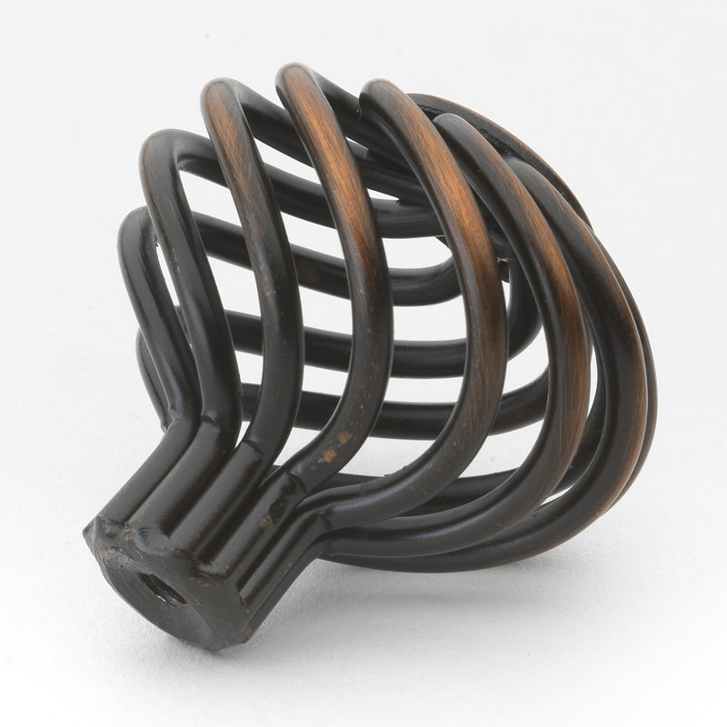 Poignée cage 1 1 po, Bronze rustique, 25