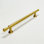 Satin Brass Marion 5" Centers Solid Brass Drawer Pull