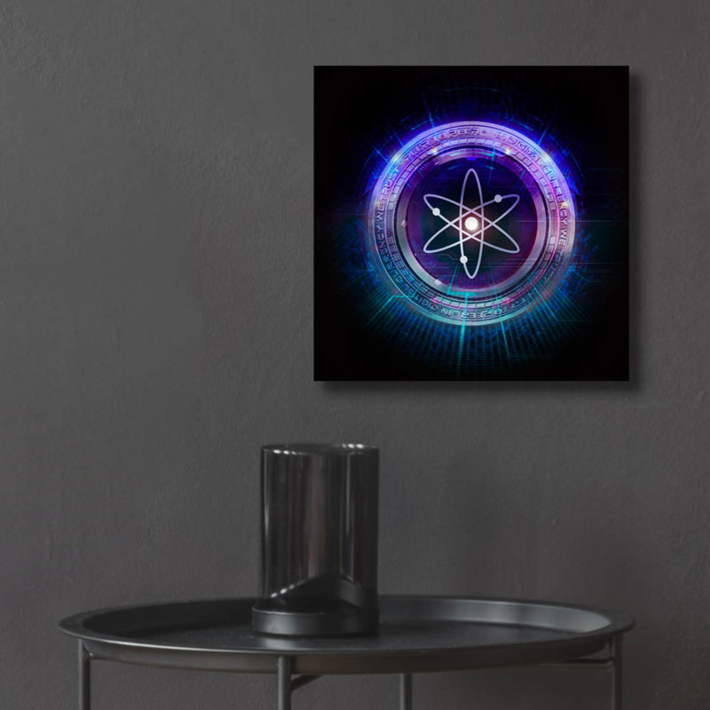 «Wagmi Cosmos Crypto» par Valentyn Artemenko, H 12 po x l 12 po x P 0,13 po