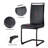 Rheese Modern Upholstered Faux Leather Cantilever Dining Chairs with Metal Frame and Top Handle-1847051813-1818593101-1847051814