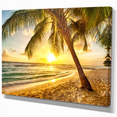 Bless international Tropical Island On Canvas Print | Wayfair