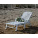 Nautical Chaise with Arms