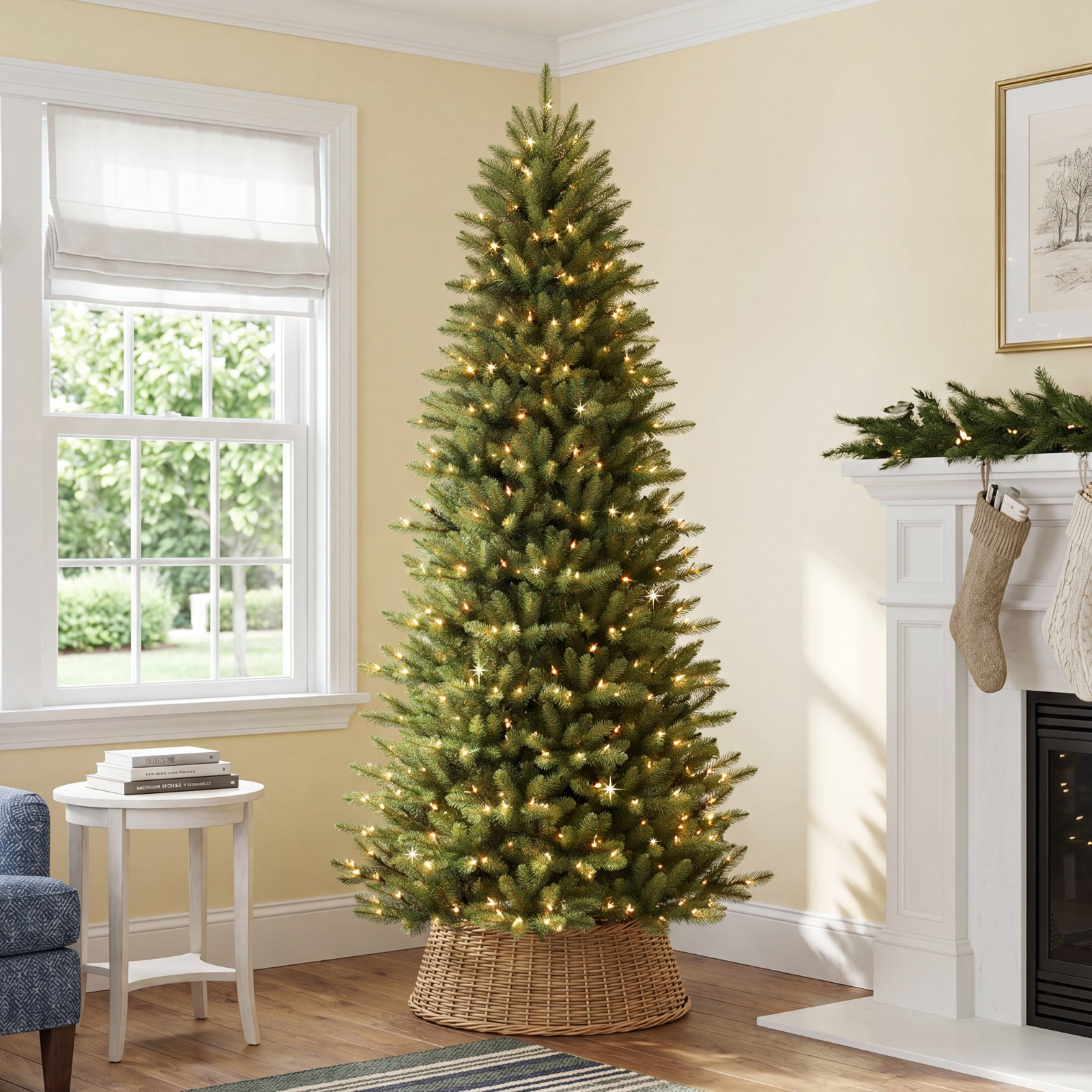 Gular 7.5' Pre-Lit Fir Christmas Tree