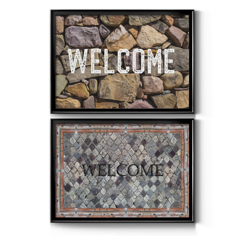 «Rock Wall Premium», reproduction d'art encadrée, H 18,5 po x l 49 po x P 1,5 po, Noir, Blanc