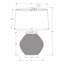 Lampe de table Aya, abat-jour en lin, 25 po-103381136-103381138