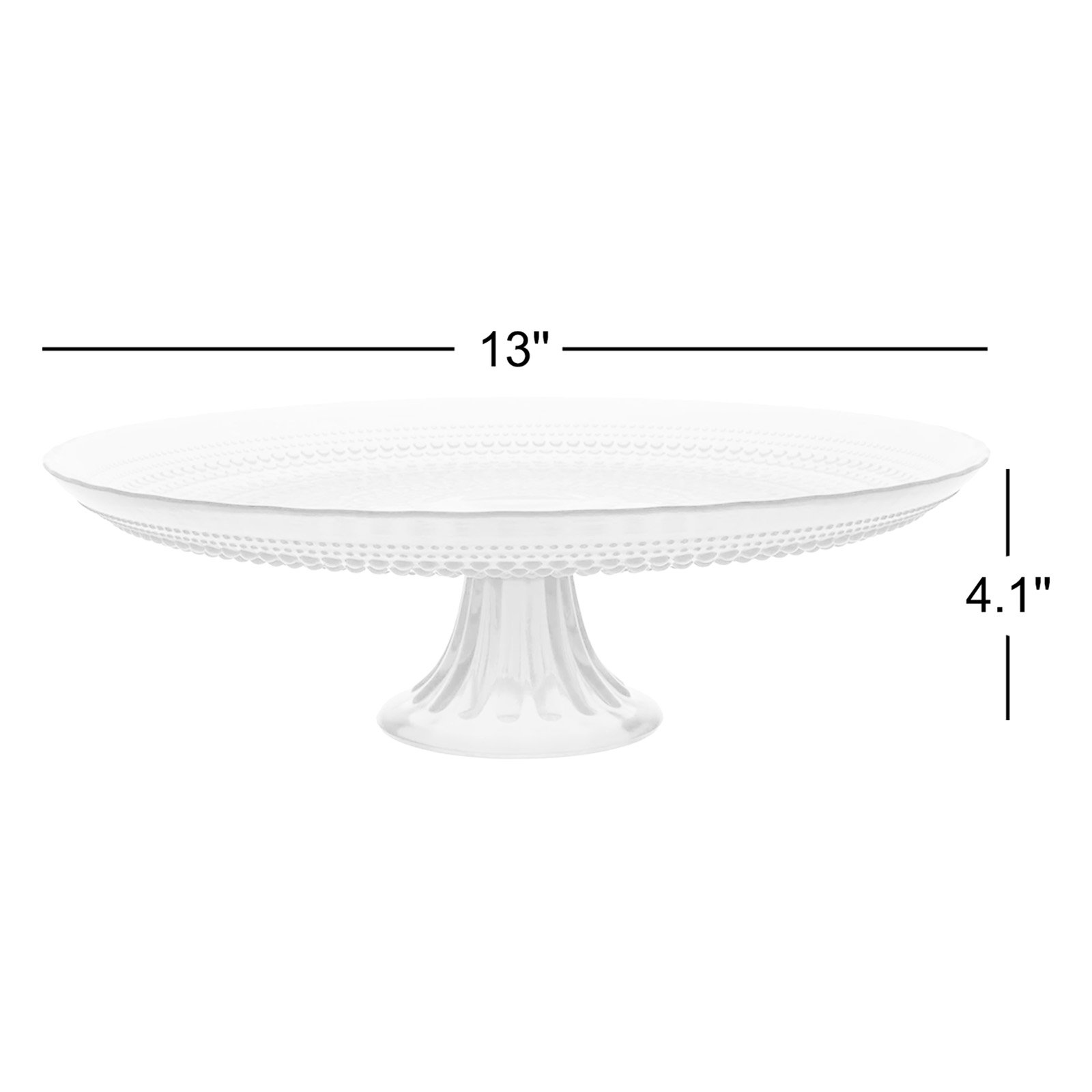 Jupiter Cake Stand, Clear