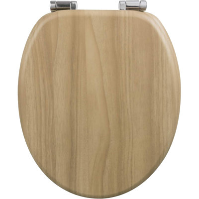 Toilet Seat, Soft Close WC Seat with Strong Hinge Ideal for Standard Toilet