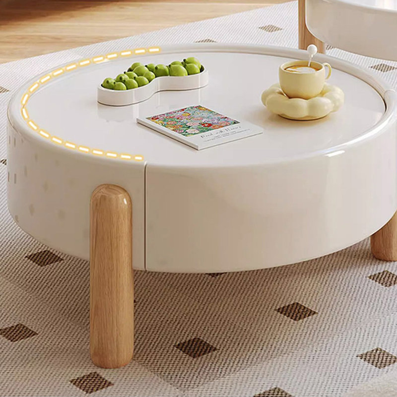 Table basse à trois pieds avec rangement Martien