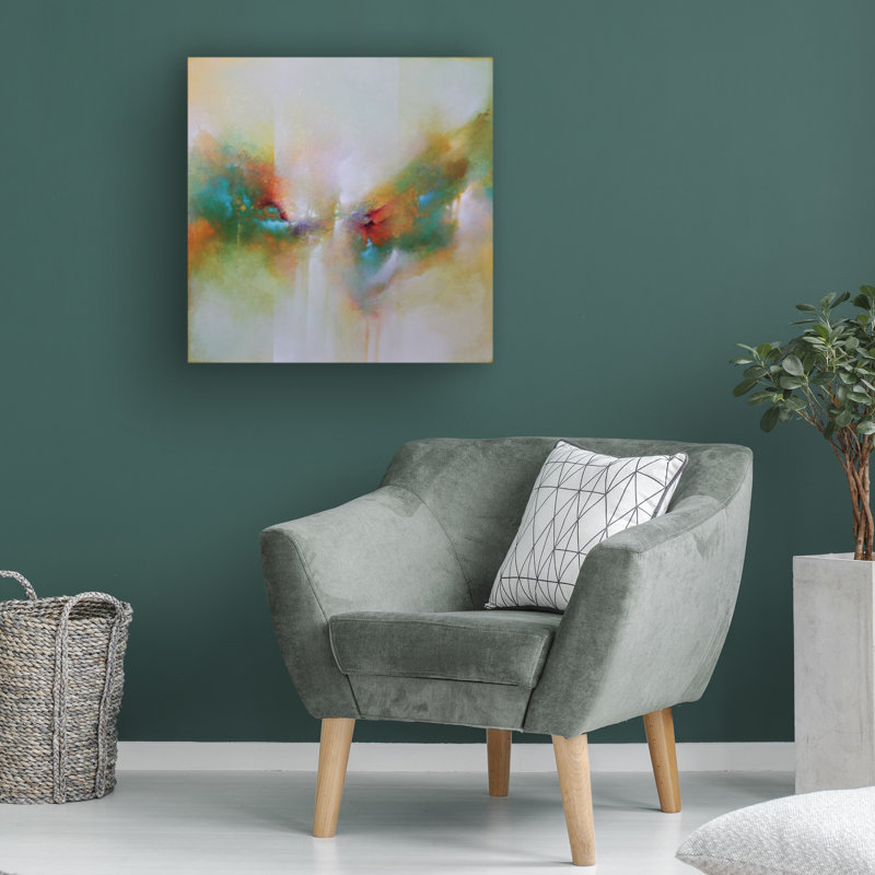 Art mural sur toile tendue - Cody Hooper «Crystal Skies» pour décoration de salon, de chambre à coucher ou de bureau - 35 x 35