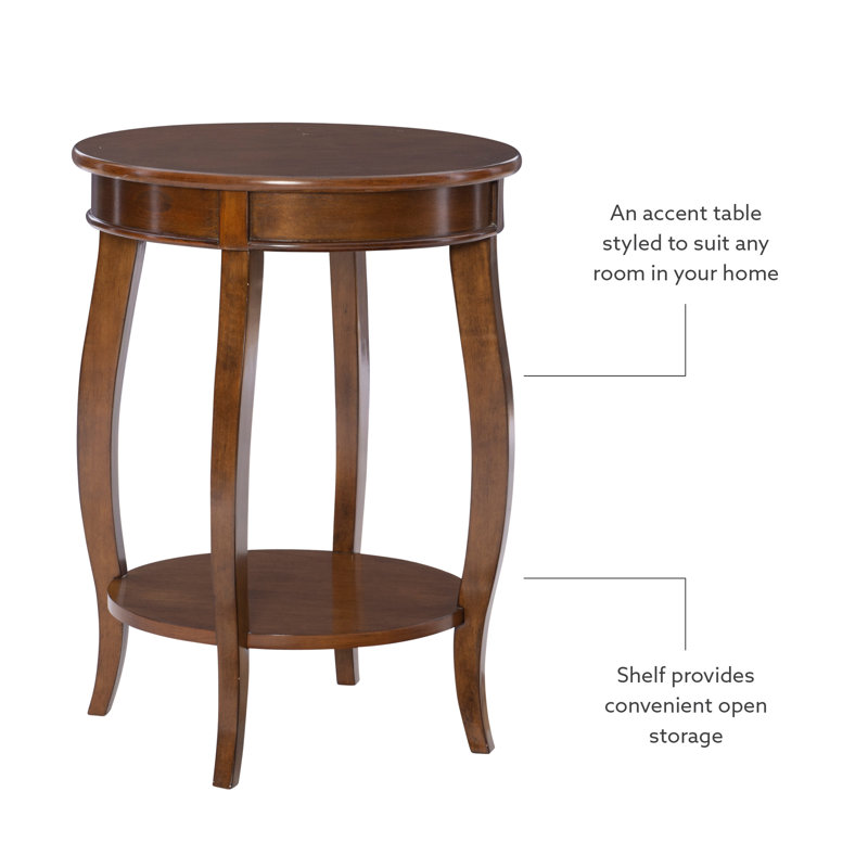 Everill End Table, Hazelnut
