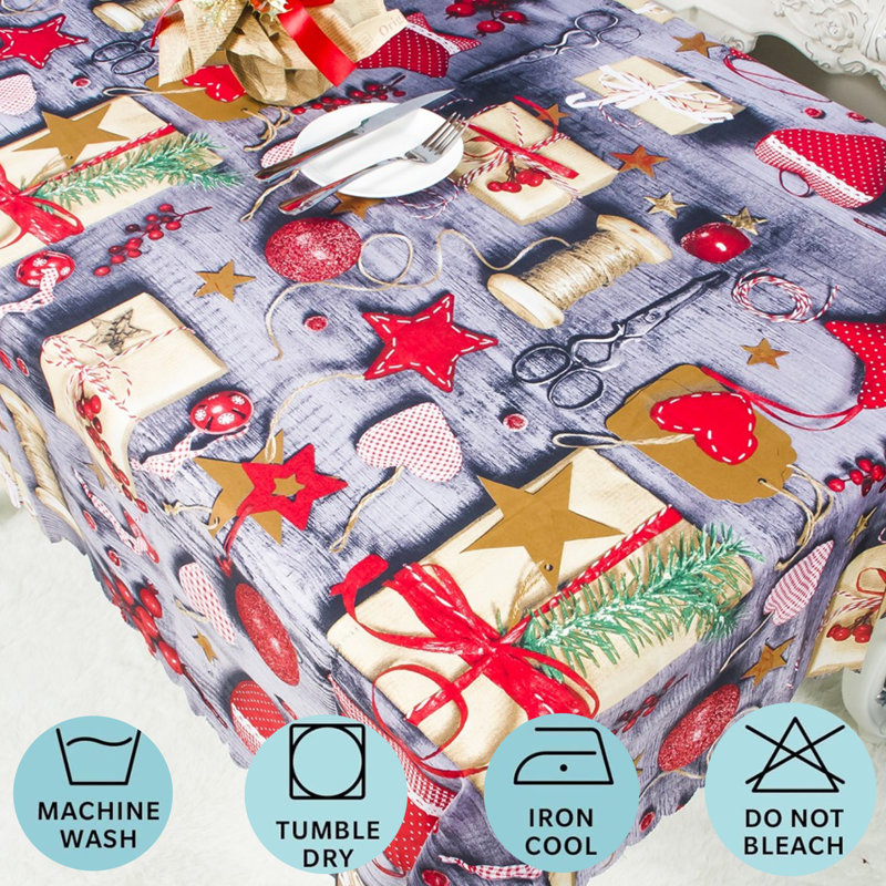 Printed Christmas Table Cloth