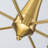 26" 6 - Light Dimmable Classic / Traditional Candle Style Chandelier In Natural Brass-925575926