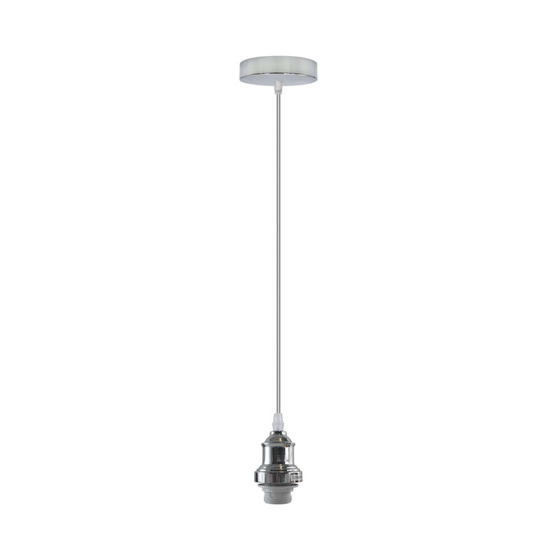 1 - Light Simple Pendant, Chrome