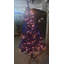Pre-Lit Artificial Tinsel Christmas Tree - Blue-152652086-152652087
