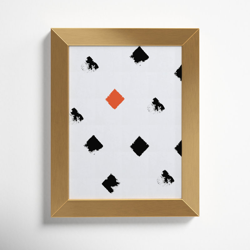 Cadre photo simple en plastique Pedersen, 11 po x 14 po, Or