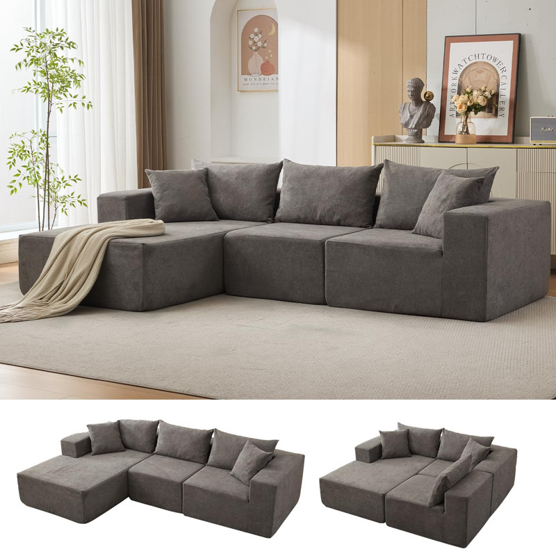3 Seater Sofa & Chaise