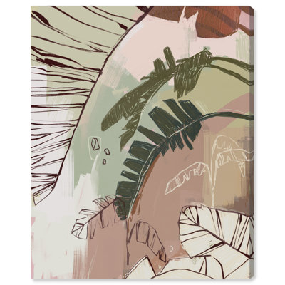 «View From Paradise Canvas Plants Flowers», art abstrait par Art Remedy