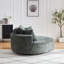 Canapé simple pivotant en chenille avec coussin moelleux-12763021