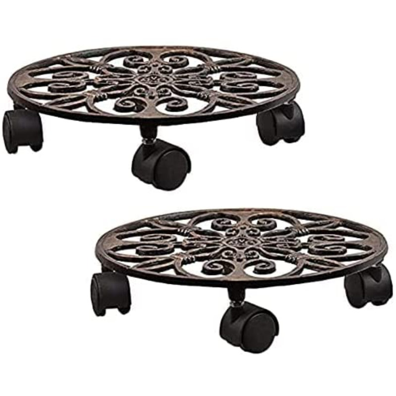Jackman Metal Weather Resistant Pedestal Plant Stand