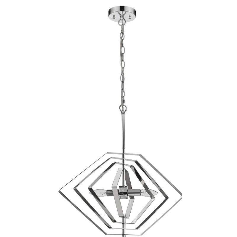Lustre géométrique unique à 2 lumières Hanes