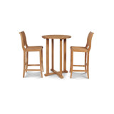 Palm Teak 3 Piece Bar Set