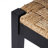 Millstone Solid Wood and Natural Seagrass Bench