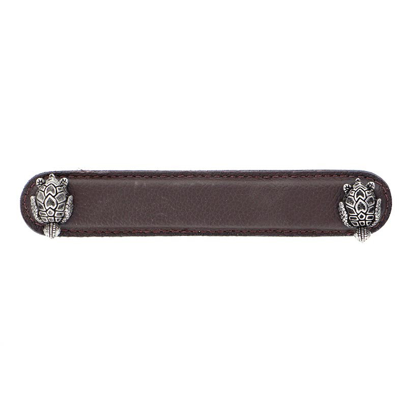 Pollino 4" Center to Center Bar Pull, 5'', Antique Nickel
