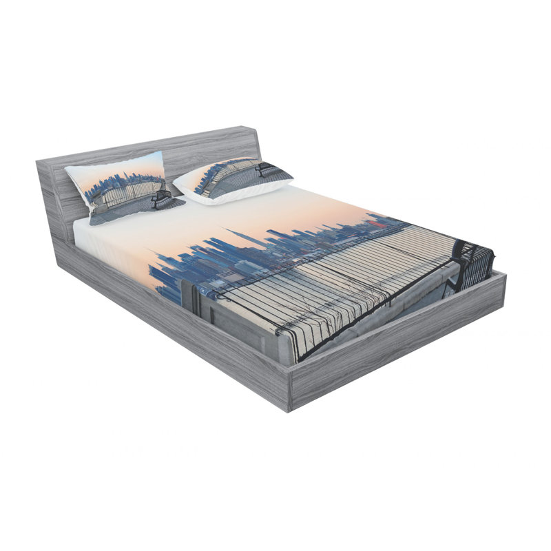 Microfiber Sheet Set, Full/Double Sheet Set with Fitted Sheet