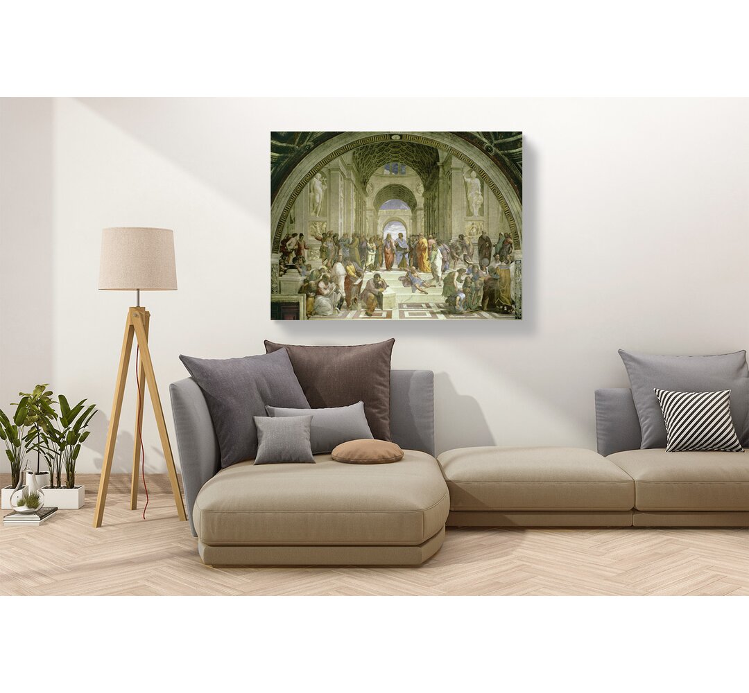 Leinwandbild - Kunstdrucke „The School of Athens” von Raffaello