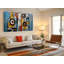 «Triptych», reproduction d'art sur toile-845057934