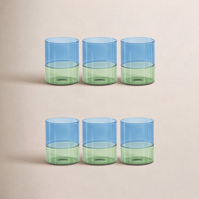 Verres à deux verres Renell, ensemble de 6