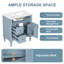 Meuble-lavabo 30 po avec lavabo, gris-bleu-2090415055