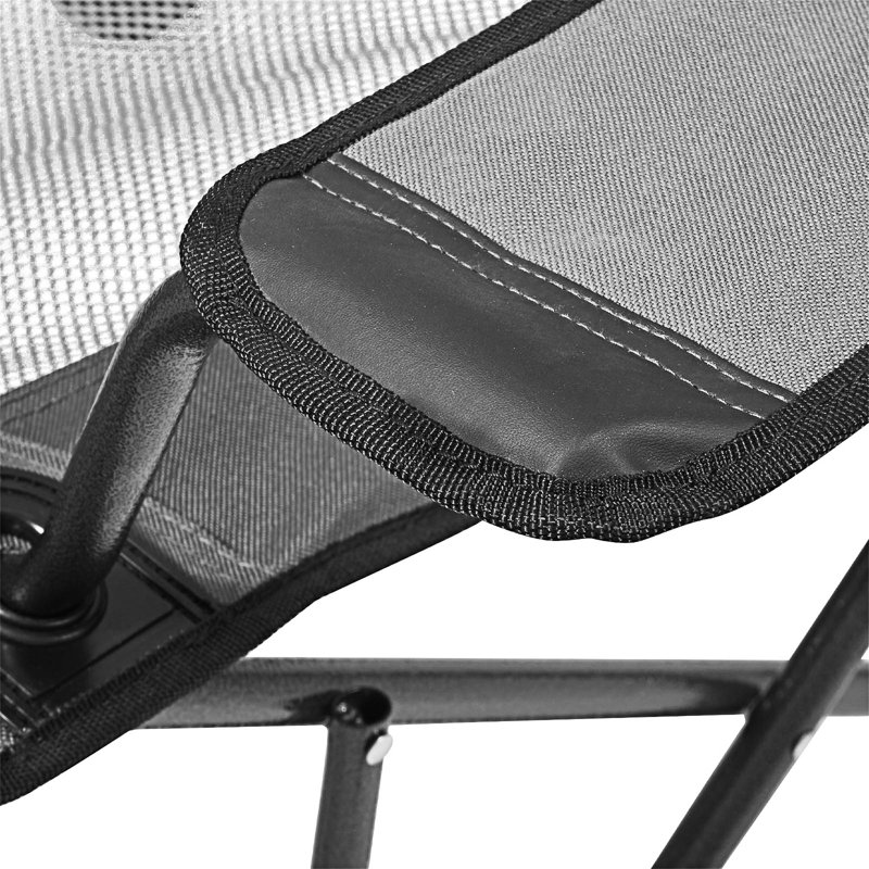 Chaise de camping portative inclinable et pliante