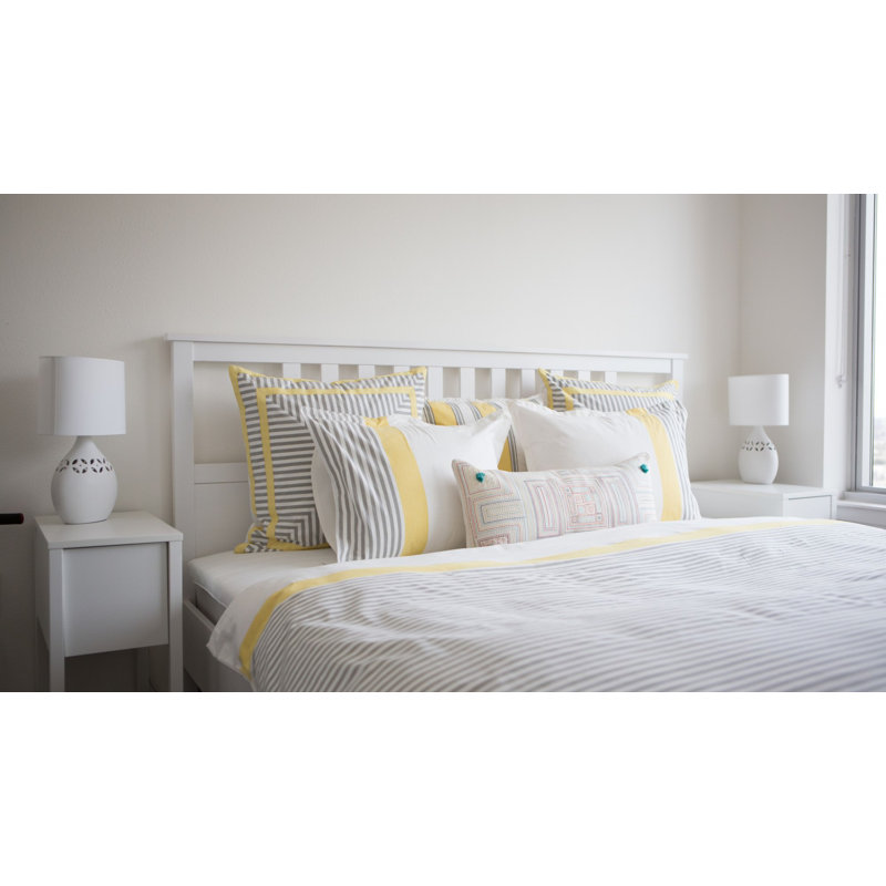 Housse de couette La Jolla, Housse de couette pour grand lit, Roux / Aqua
