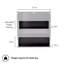Canterbury 56cm x 58cm Surface Mount Mirror Cabinet