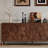 French style solid wood frame TV stand-105624627