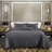 Microfiber Embossed Oversized Modern & Contemporary Bedspread Set With Shams-124114350-124114349