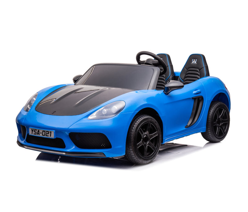 Voiture à piles, Bleu