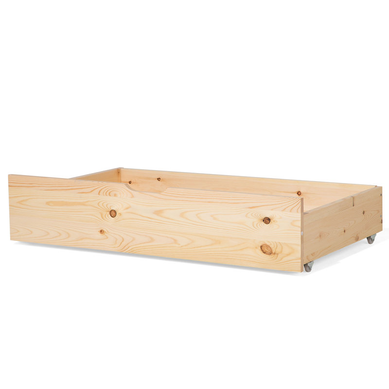 Sandbach Underbed Storage Drawers, Light Wood