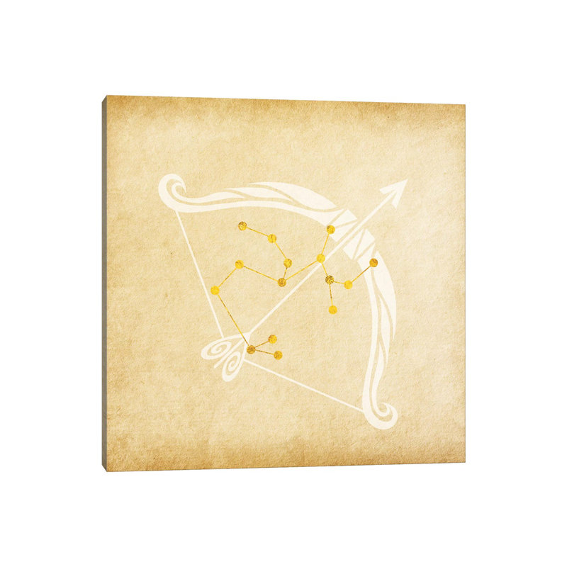 Independent Archer With Constellation by 5by5collective - Gallery-Wrapped Canvas Giclée on Canvas, Canvas